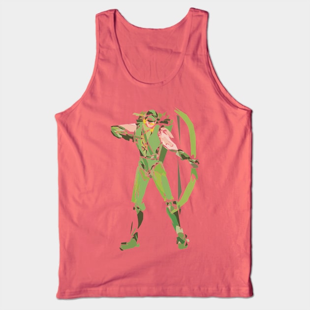 Green Arrow Tank Top by Newtegan